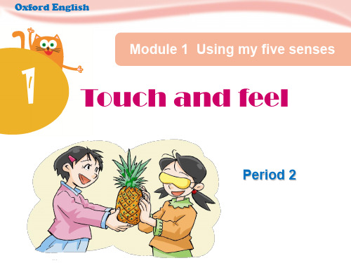 四年级下册英语课件-Unit 1《Touch and feel》(Period 2)｜牛津上海版(深圳用) (共15张PPT)