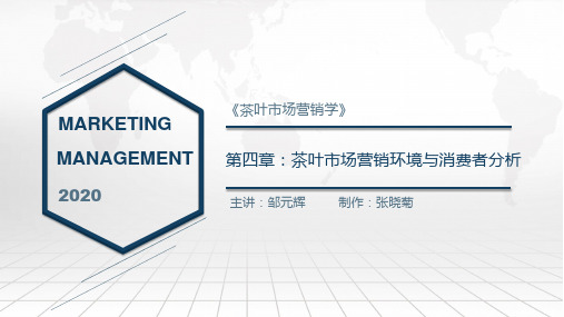 第四章：茶叶市场营销环境与消费者分析
