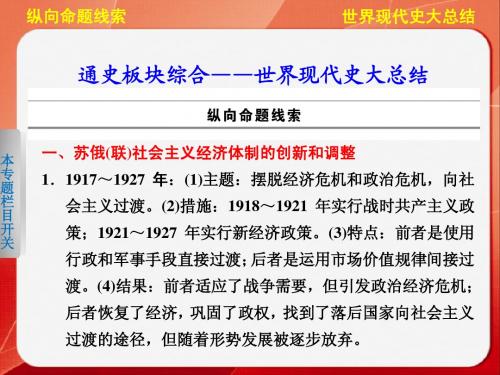 第一部分   世界现代史大总结