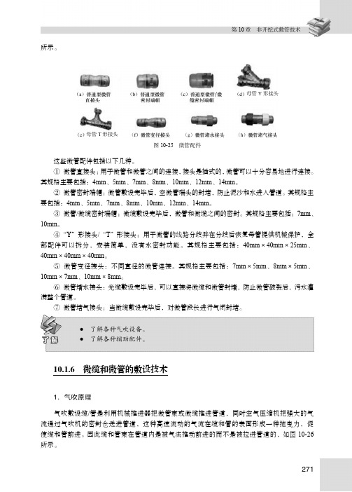 微缆和微管的敷设技术_光电缆线务工程（下）——光缆线务工程_[共2页]
