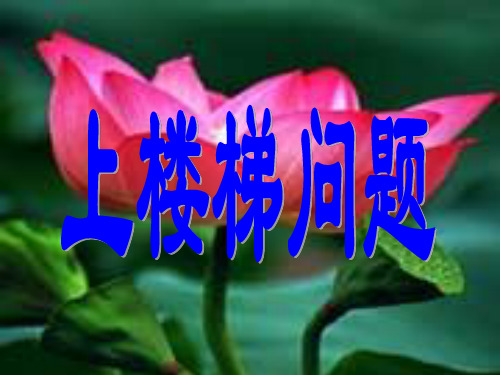 奥数2年级上楼梯问题