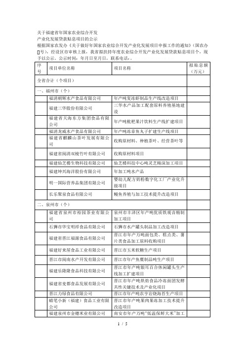 关于省2018年国家农业综合开发
