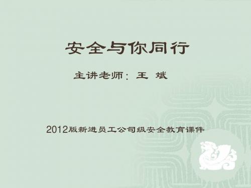 《安全与你同行》PPT课件