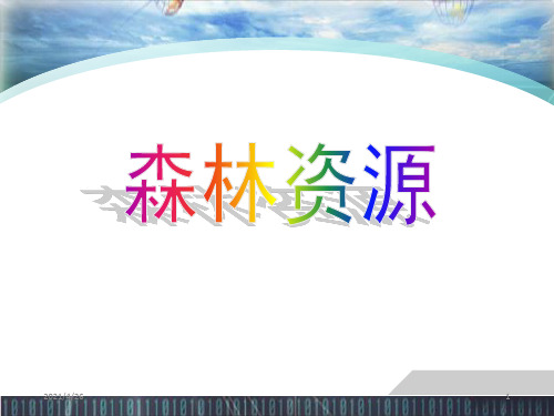 《森林资源》PPT课件 (2)