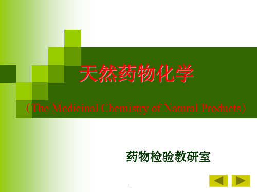 皂苷类ppt课件