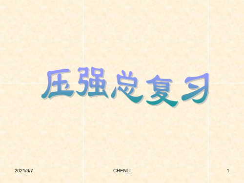 压强复习PPT课件