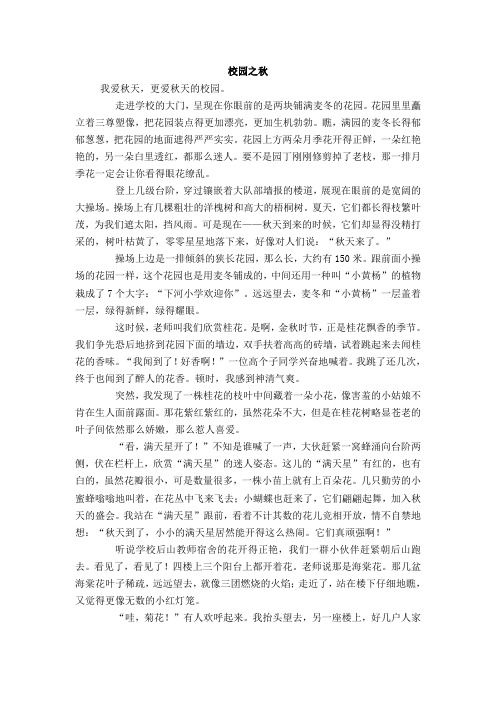 校园之秋
