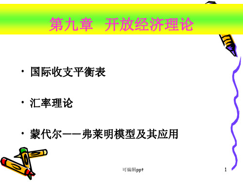 宏观经济学课件第九章