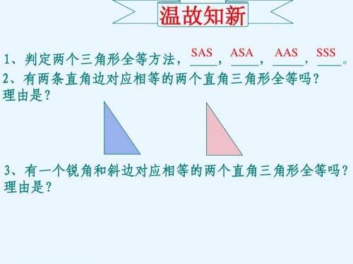 3.3《探索三角形全等的条件》 课件(北师大版) (7)
