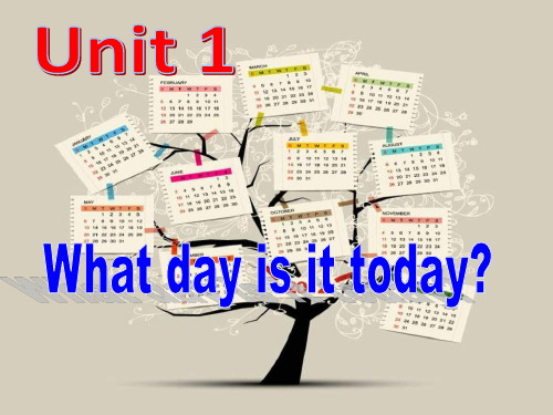 《What day is it today》精品课件 图文