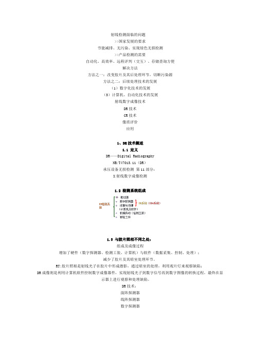 无损检测--射线检测新技术及应用(DR)
