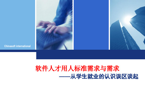 软件企业用人标准及需求PPT课件