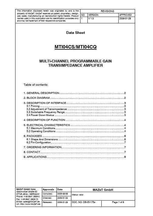MTI04CS&MTI04CQ