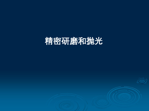 2014 - 10 - 精密研磨和抛光