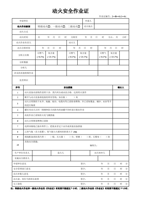 GB30871-2014八大作业许可证(全)