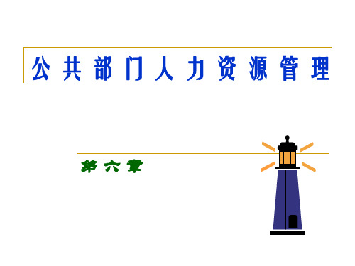 公共部门人力资源的流动(ppt 110页)