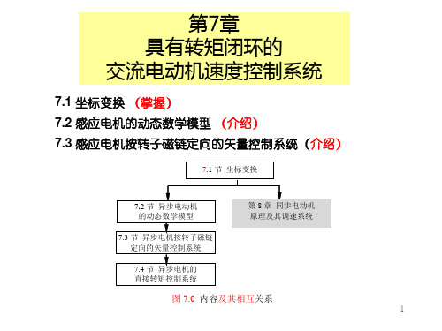 电力拖动与运动控制 第七章 7.1 坐标变换