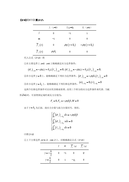 弹性力学简明教程_习题解答