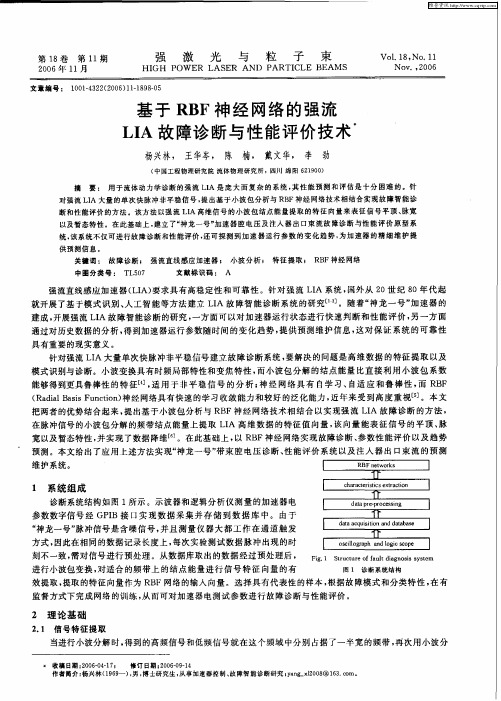 基于RBF神经网络的强流LIA故障诊断与性能评价技术