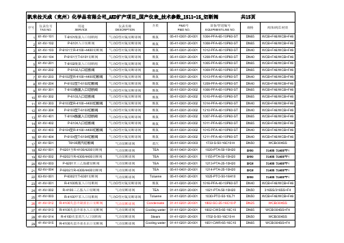 20100205_kemira_AKD扩产项目报价_国产部分_技术参数
