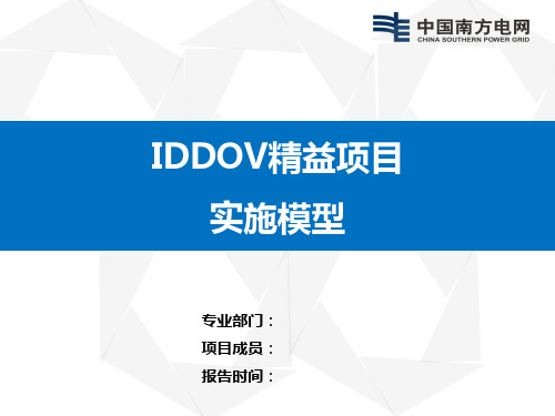 2-4 精益项目IDDOV实施模型