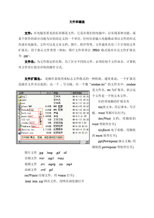 磁盘和文件