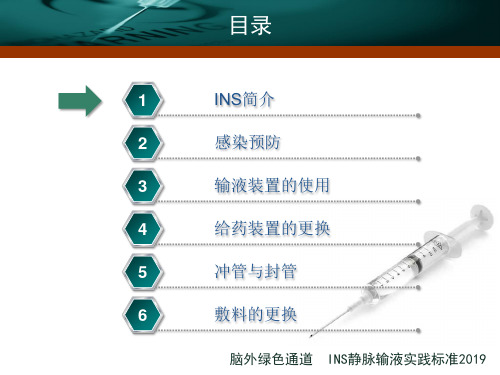 ins静脉输液实践标准32页PPT