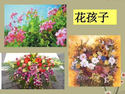 二年级语文下册 花孩子课件 西师大版