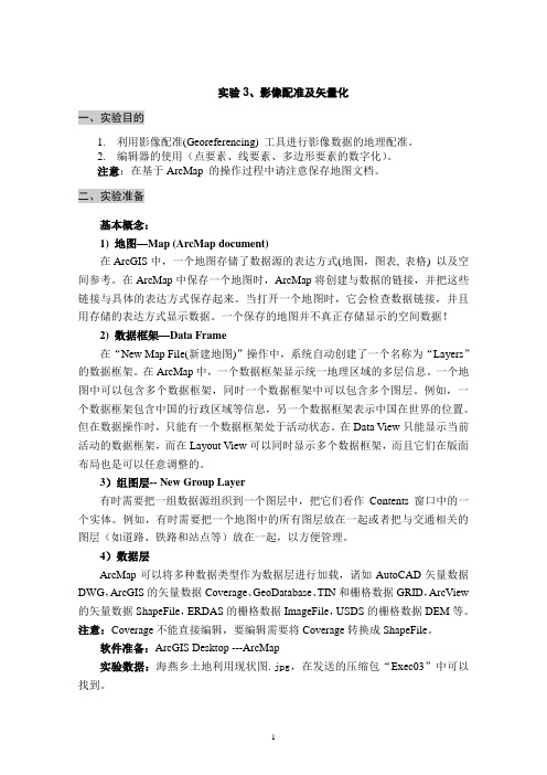 实验3、影像配准及矢量化