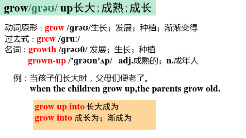 人教版八年级上册unit6单词讲解课件