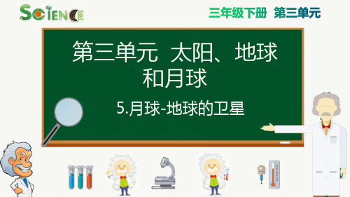 新教科版小学科学三年级下册《月球——地球的卫星》精品课件