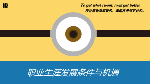 职业生涯发展条件与机遇