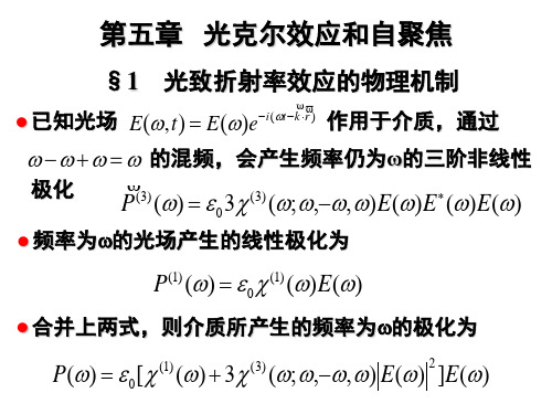 5-克尔效应与自聚焦解析