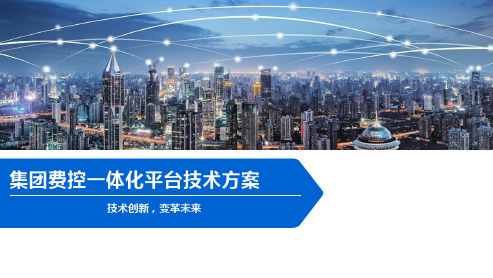 集团费控一体化平台技术方案