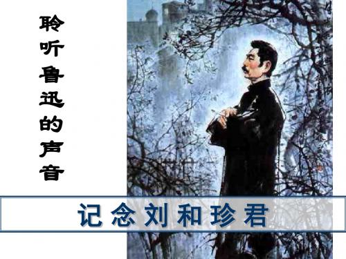 《记念刘和珍君》