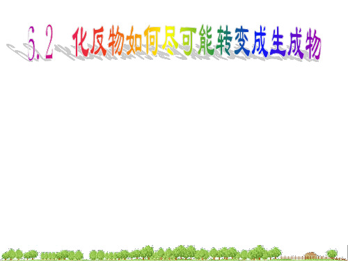 化学平衡以及影响因素