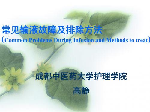 十九章静脉输液与输血-PPT课件