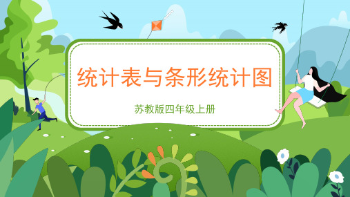 苏教版小学四年级数学上册《统计表与条形统计图》精品课件