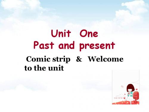 8B Unit1 Comic stripwelcome to the unit课件(31张PPT)