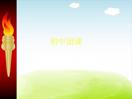 初中团课ppt课件