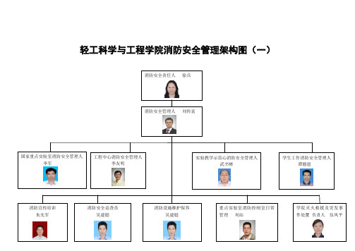轻工科学与工程学院消防安全管理架构图(一)