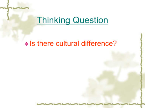 chpater 3 Understanding cultural difference
