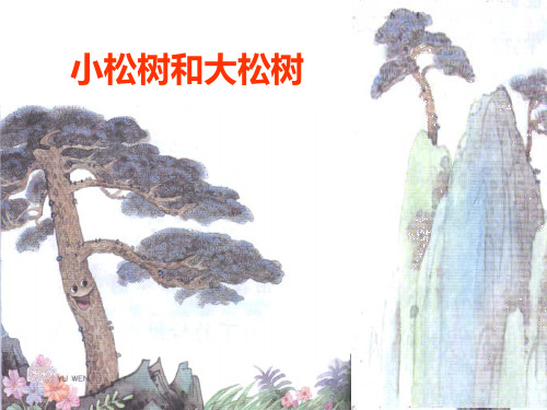 小松树和大松树PPTPPT课件