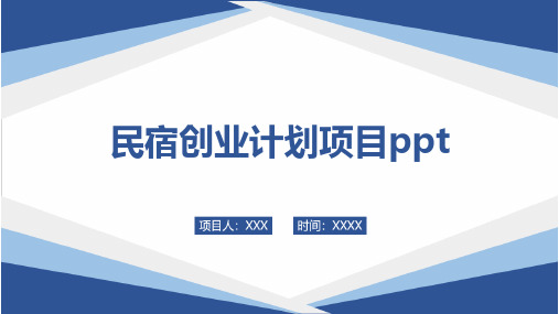 民宿创业计划项目ppt