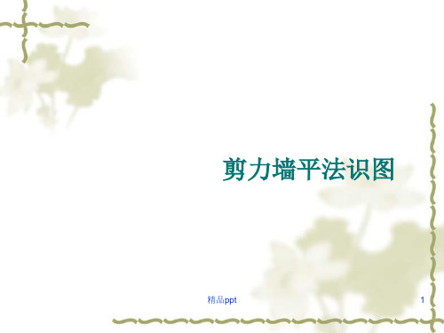 剪力墙平法识图PPT课件