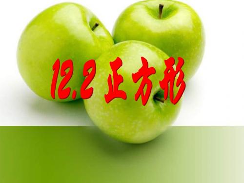 正方形[下学期]--华师大版-