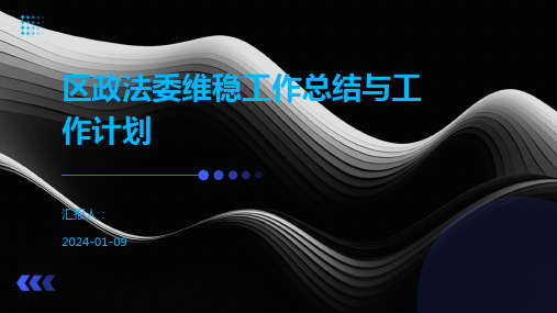 区政法委维稳工作总结与工作计划