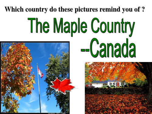M3U5  Canada--the true north   Warming up & Reading 阅读