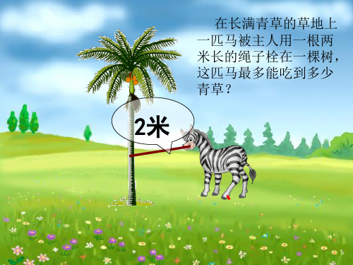 小学六年级数学《圆的面积》动画课件