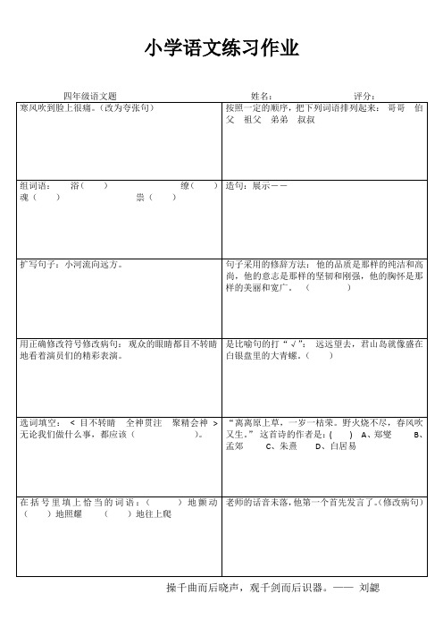 小学生语文自我提高I (27)